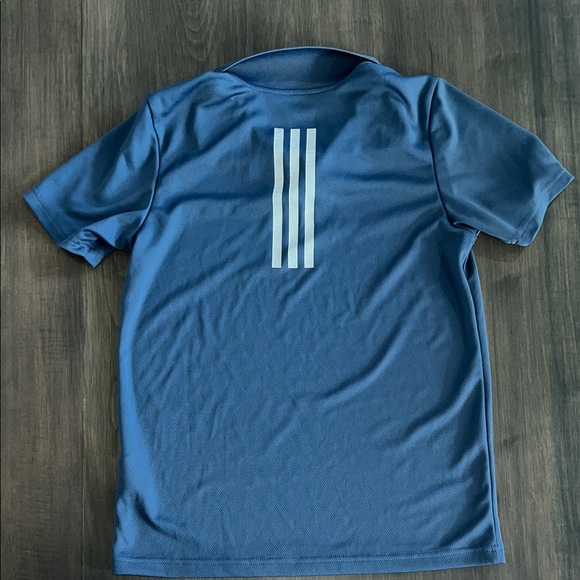 Adidas Kids Polo Shirt in Navy - Picture 4 of 4